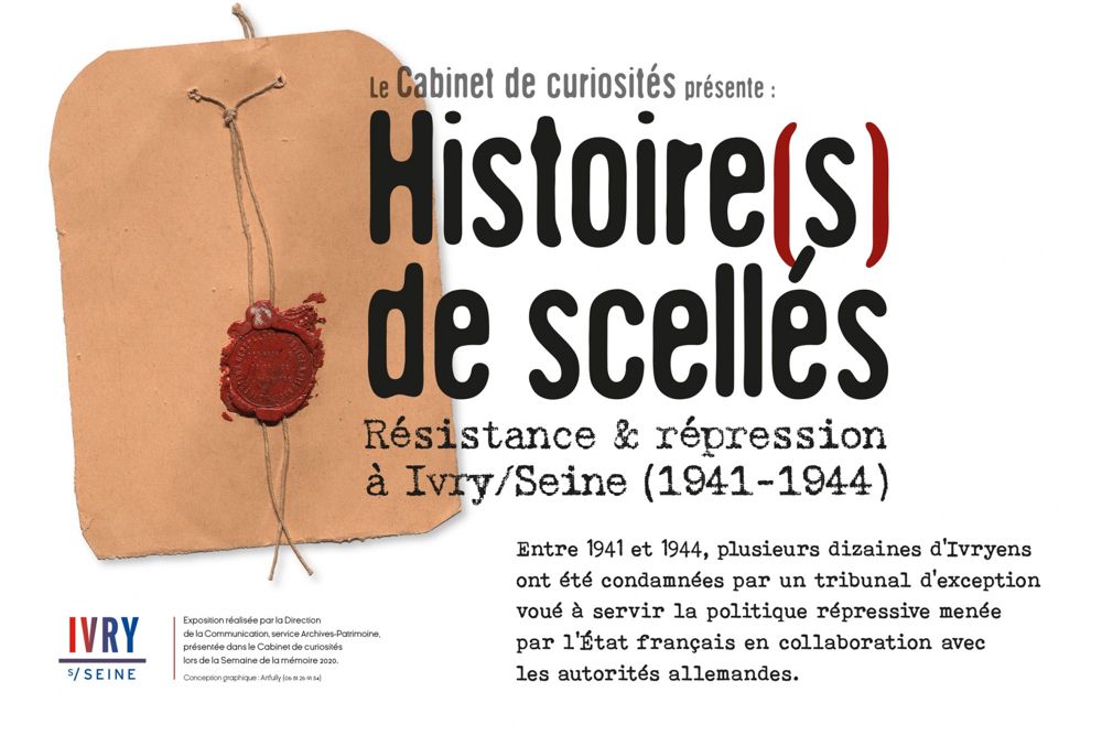 L'exposition virtuelle : Histoire de scellés, Résistance et répression à Ivry-sur-Seine (1941-1944)