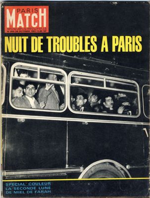 "Une" de Paris-Match, 28 octobre 1961.
