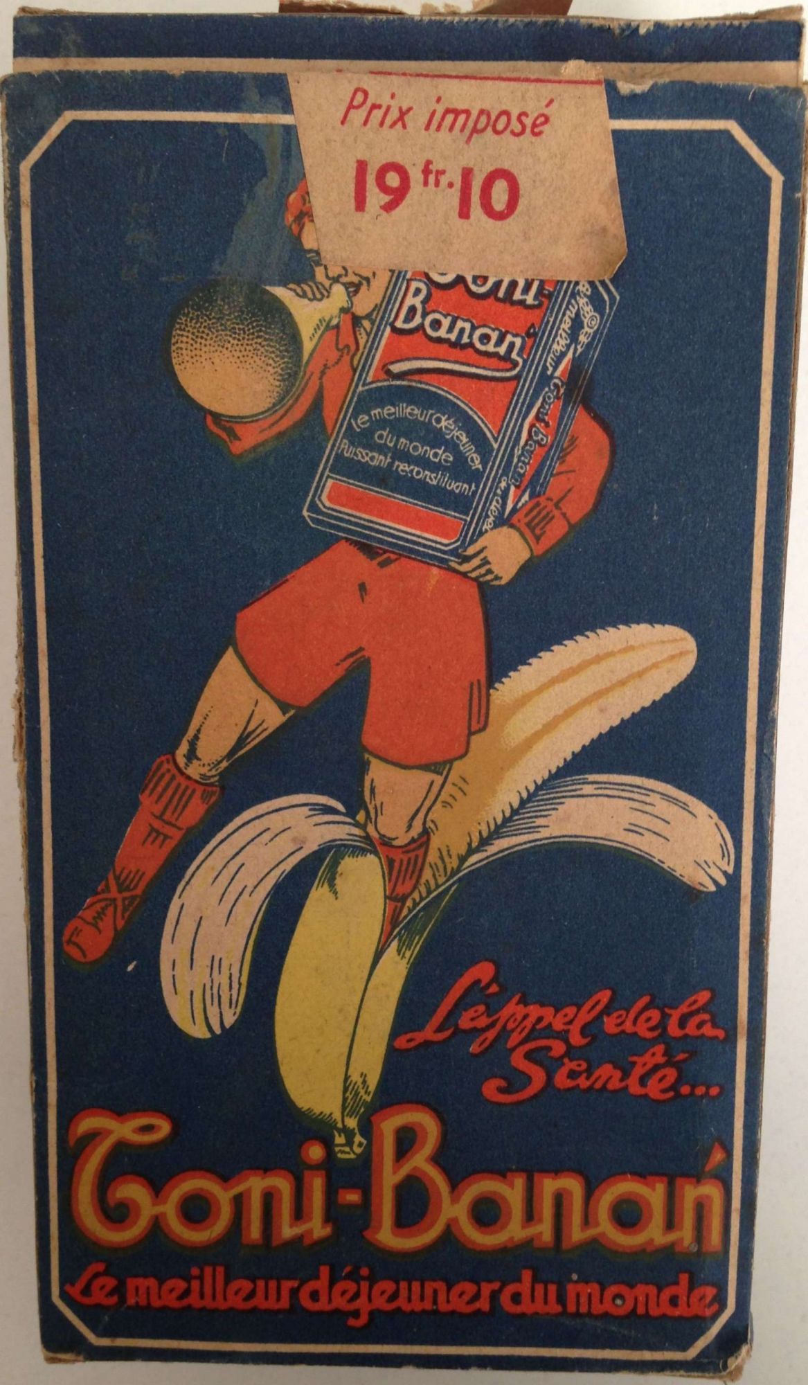 Petit-déjeuner " Toni-Banan' " : boite en carton