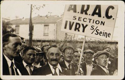 Section de l'ARAC d'Ivry-sur-Seine, 1939. Arch. Mun. Ivry-sur-Seine.
