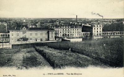 L'hospice d'Ivry où meurt David Smith le 8 juin 1918. Arch. mun. Ivry-sur-Seine.